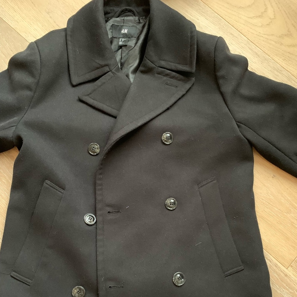 Styling black short coat for men